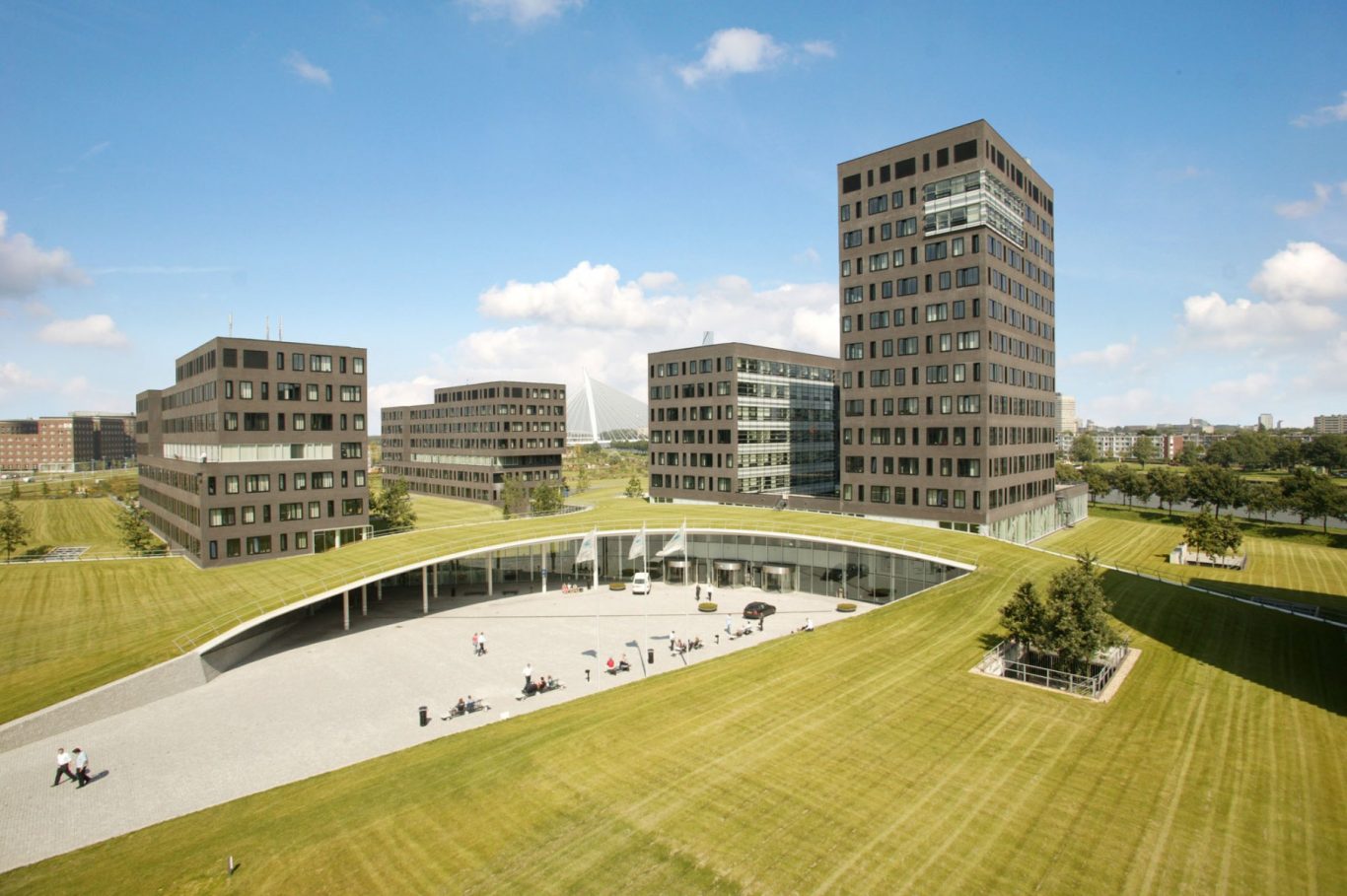 Blue Base met inspiratie van het nieuwe hoofdkantoor van Bol.com 'Blue Base'